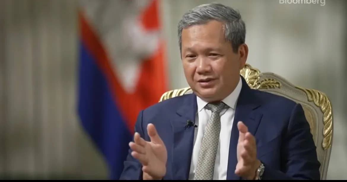 កិច្ចសម្ភាសន៍ពិសេសរបស់សម្តេចធិបតី ហ៊ុន ម៉ាណែត នាយករដ្ឋមន្ត្រី​ ជាមួយសារព័ត៌មាន​អន្តរជាតិ​ Bloomberg
