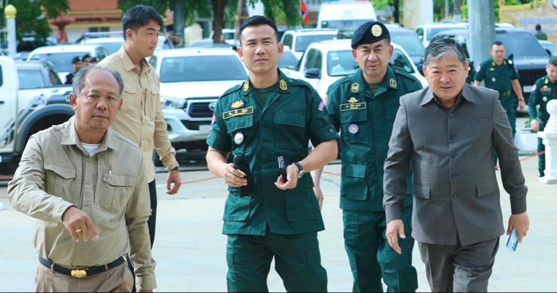 លោកឧត្តមសេនីយ៍ត្រី សឿម សារិទ្ធ អញ្ជើញ​ចូលរួមកិច្ចប្រជុំ​បូកសរុបការងារអនុវត្តយុទ្ធនាការប្រយុទ្ធប្រឆាំងឆបោកតាមប្រព័ន្ធបច្ចេកវិទ្យា​ (Online Scams) នៅសាលាខេត្តបន្ទាយមានជ័យ