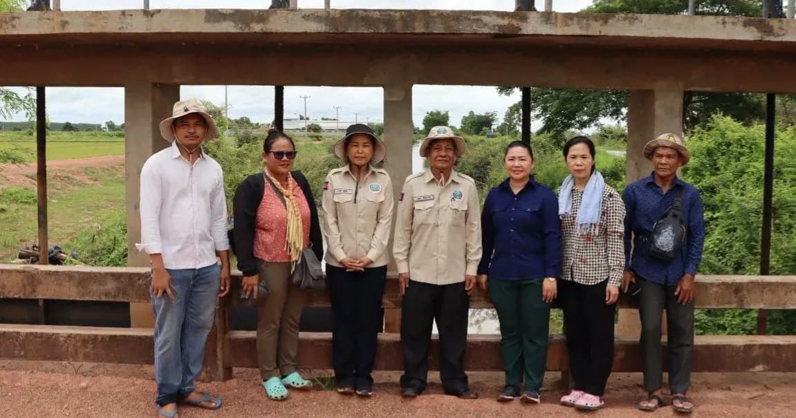 ស្រូវរបស់ប្រជាកសិករ នៅស្រុកព្រះ​នេត្រព្រះ និងស្រុកមង្គលបូរី ខេត្តបន្ទាយមានជ័យ ត្រូវបានអន្តរាគមន៍​សង្គ្រោះ ​​ស្តារ​បានឡើង​វិញស្ទើរទាំងស្រុង
