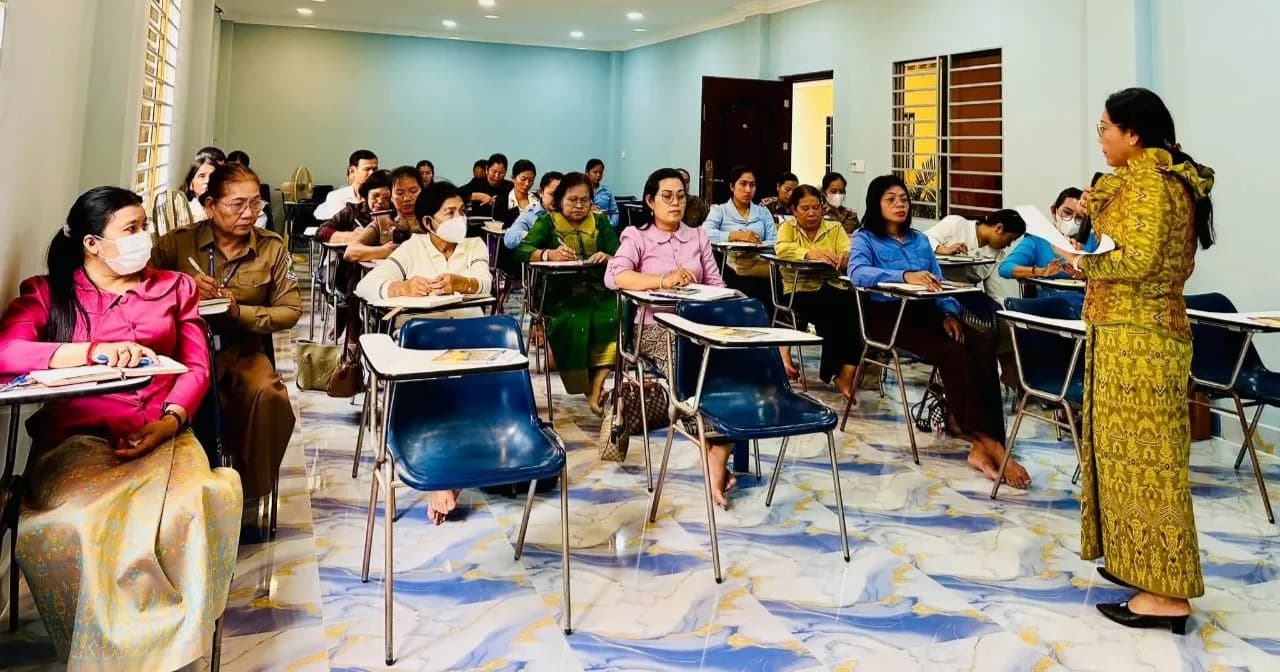 វគ្គបណ្តុះបណ្តាលស្តីពីការចិញ្ចឹមកូនបែបវិជ្ជមាន អាហារូបត្ថម្ភ និងការលើកកម្ពស់ស្ត្រី