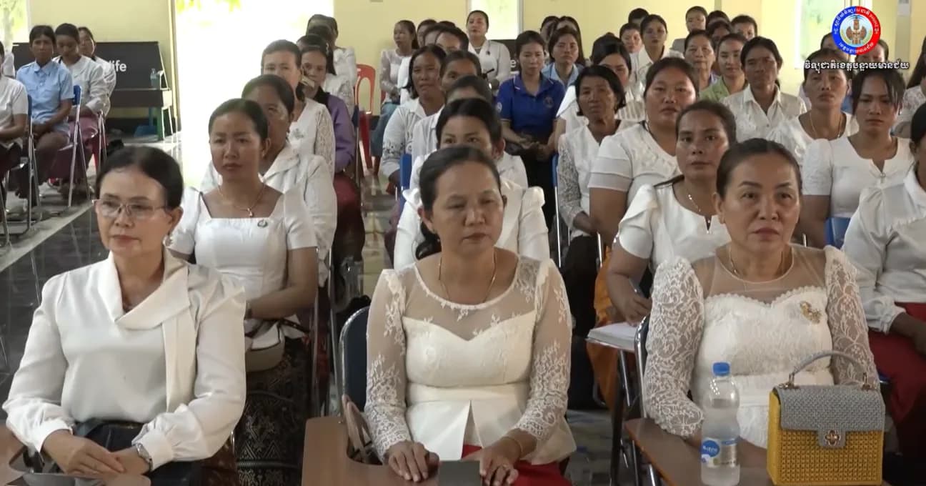 (វិដេអូ)៖ ស្ត្រី គឺជាផ្នែកមួយដែលមិនអាចខ្វះបានក្នុងការចូលរួមអភិវឌ្ឍសេដ្ឋកិច្ច និងសង្គមជាតិ