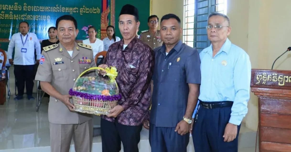 លោក យឹម សំណាង អភិបាលរងខេត្តបន្ទាយមានជ័យ បានអញ្ជើញជាអធិបតីភាពក្នុងពិធីប្រជុំបូកសរុបលទ្ធផលការងារឆមាសទី១ និងរបាយការណ៍ខែកក្កដាឆ្នាំ២០២៦ និងលើកទិសដៅការងារបន្តរបស់មន្ទីរធម្មការ និងសាសនា