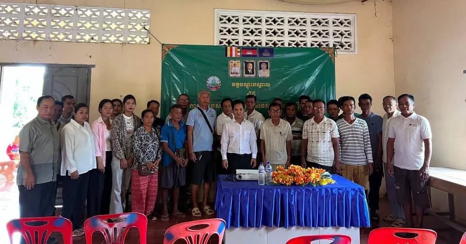 វគ្គបណ្តុះបណ្តាលស្តីពី ការពង្រឹងសមត្ថភាពបច្ចេកទេសក្នុងការចិញ្ចឹមឃ្មុំ នៅខេត្តបន្ទាយមានជ័យ